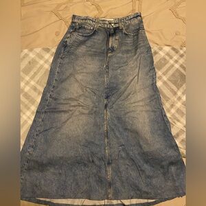 Rag & Bone Blue Denim skirt